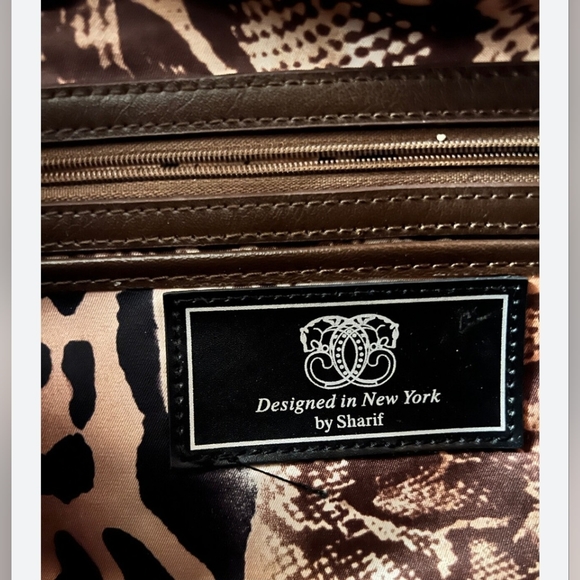 Sharif 1827 ▪︎ Wild Thing Python Snakeskin Shoulder Bag - Picture 4 of 14